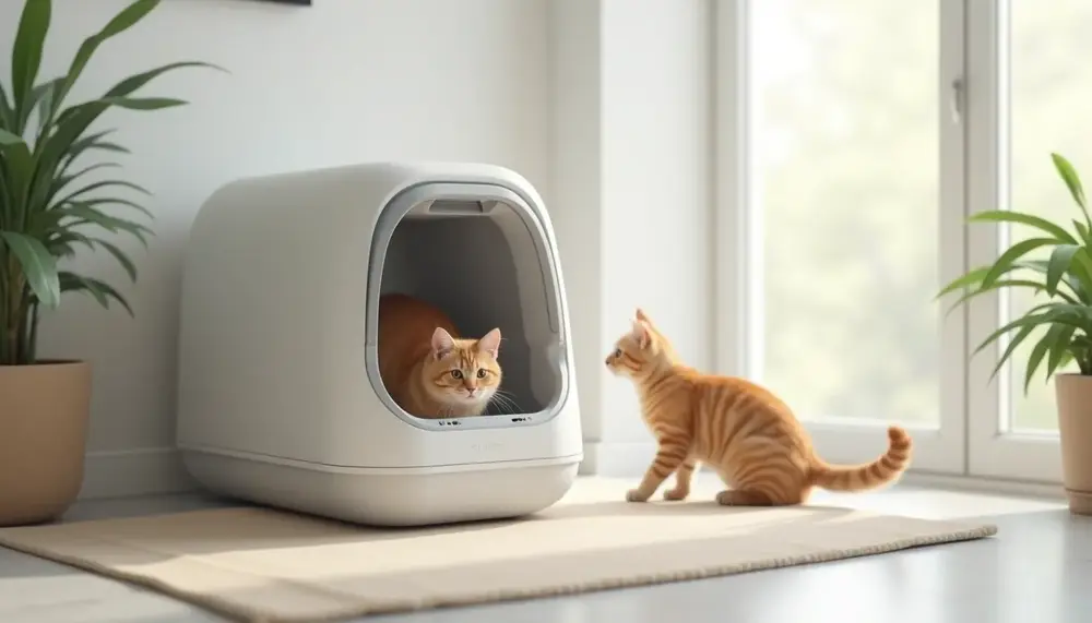 Das beste selbstreinigende Katzenklo groß für mehr Komfort und Hygiene