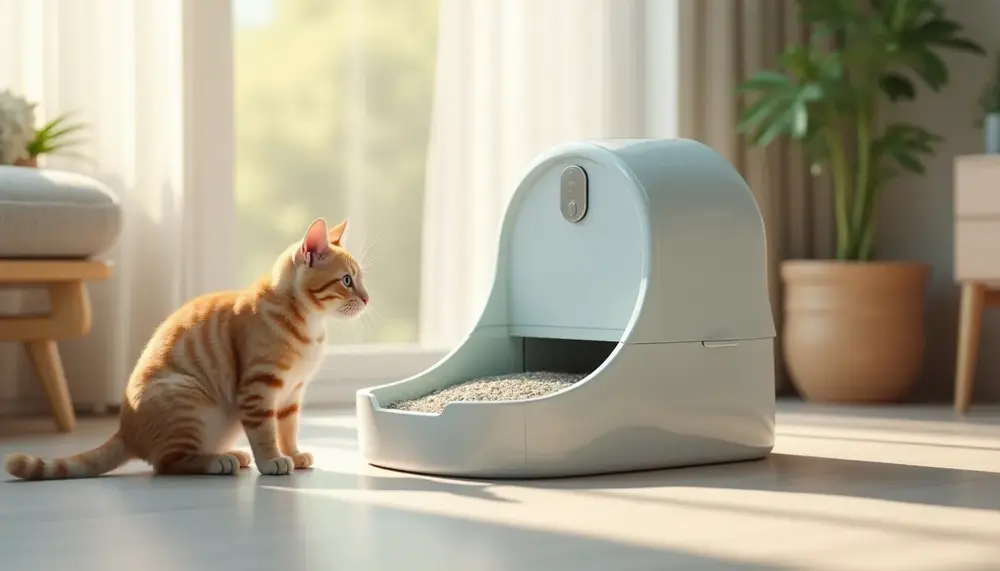 Wie funktioniert ein selbstreinigendes Katzenklo mit Wasser? Ein Überblick